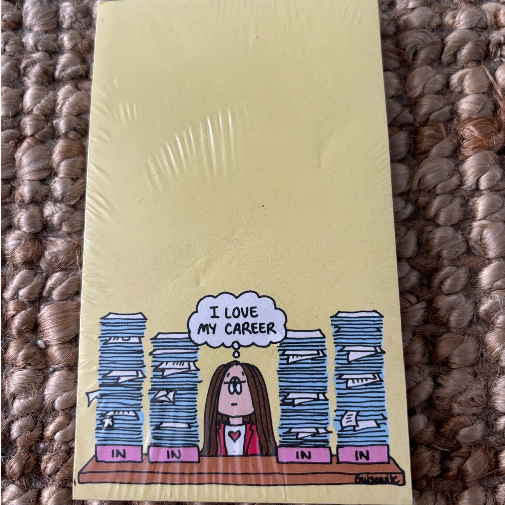 ACK! Vintage Cathy Cartoon notepads (3) one is magnetic.